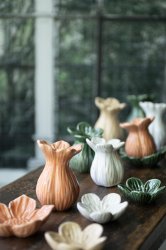 Vas Ingrid vit offwhite porslin Wikholm Form