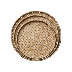 Bambufat sinan 3-pack väggdekoration från Affari