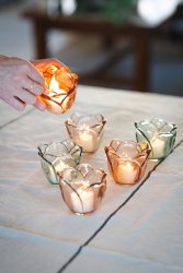 Ljuslykta Buddis - 3 färger