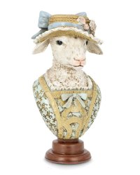 Byst Får dekoration poly A lot decoration