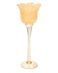 Ljuslykta Blomma 27 cm aprikos A lot deco