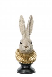 Dekoration kaninhuvud med krage A lot deco