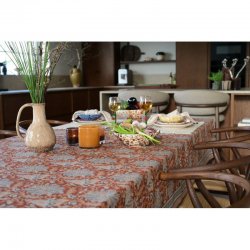 Duk Dante rostfärgad 145x300 cm höstduk från Fondaco