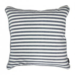 Smalrandigt blåvitt kuddfodral 50x50 cm bomull Speedtsberg
