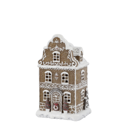 Pepparkakshus med LED belysning batteri Chic Antique