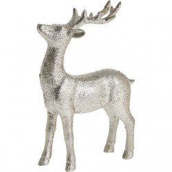 Stående ren Sissia glittrande guld från Lene Bjerre