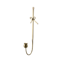 Väggljusstake Francis mässing med rosett Affari of Sweden