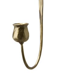 Väggljusstake Francis mässing med rosett Affari of Sweden