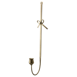 Väggljusstake Francis mässing med rosett Affari of Sweden