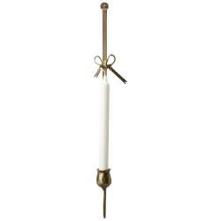 Väggljusstake Francis mässing med rosett Affari of Sweden