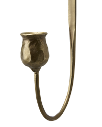 Väggljusstake Francis mässing med rosett Affari of Sweden