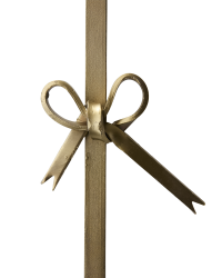 Väggljusstake Francis mässing med rosett Affari of Sweden