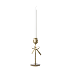 Ljusstake Francis mässingsfärgad järn med rosett Affari of Sweden
