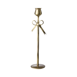 Ljusstake Francis mässingsfärgad järn med rosett Affari of Sweden
