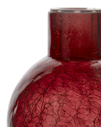 Ljusstake Fanny i glas till kronljus Burgundy Affari of Sweden