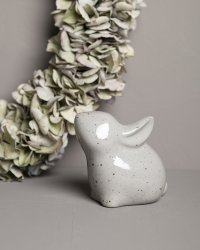 Påsk kanin Stina naturfärgad keramik från Storefactory