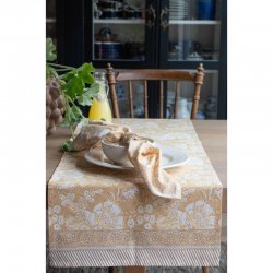 Bordslöpare Sonia gul 40x145 cm från Fondaco