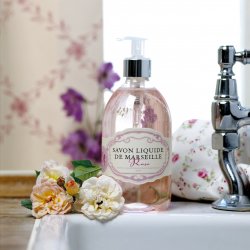 Handtvål savon de marseilles rose maison belle