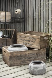 vintage antik trälåda med text sockerlåda förvaringslåda