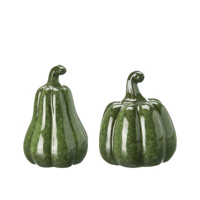 Liten pumpa i grön porslin Judy Wikholm Form
