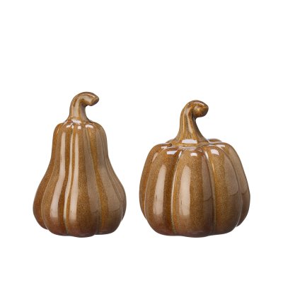 Pumpa liten brunt porslin Judy Wikholm Form