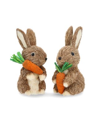 Påskdekoration kanin med morot i gräs från A lot decoration