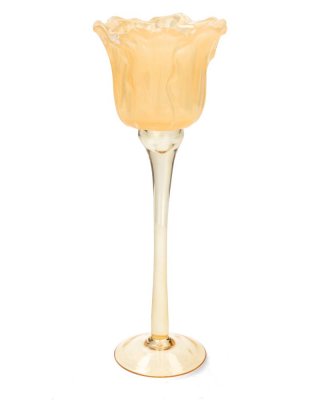 Ljuslykta Blomma 27 cm aprikos A lot deco