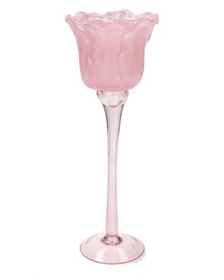 Ljuslykta Blomma 27 cm rosa A lot deco