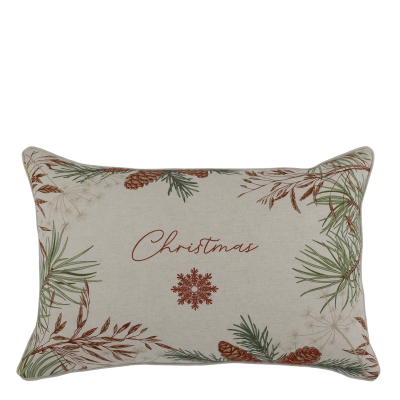 Kuddfodral Christmas julkudde 40x60 cm linne Chic Antique