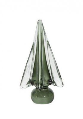 Julgran grönt glas kristall liten Speedtsberg
