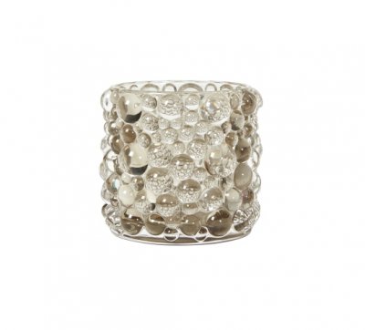 Ljuslykta Bubblor grå till värmaljus Speedtsberg