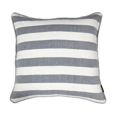 Bredrandig blåvit kuddfodral 50x50 cm Speedtsberg