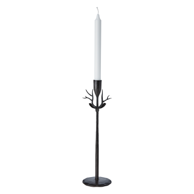 Ljusstake Hjort i svart järn Affari of Sweden