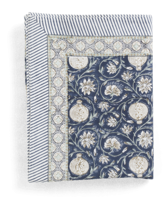Duk Tangier Pomegranate Blue från Chamois