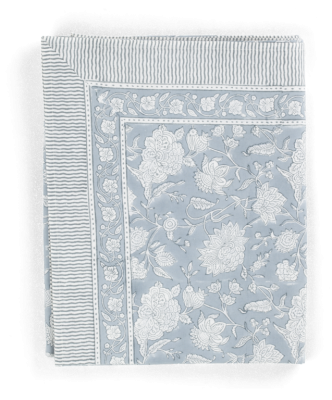 Duk Indian Rose Dusty Blue bomull Chamois