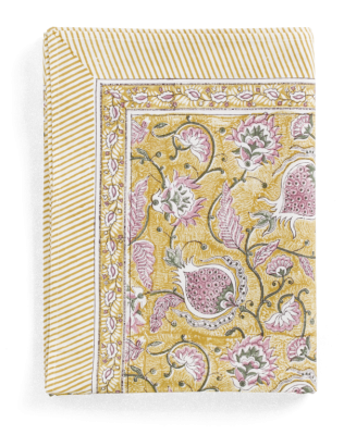 Duk påskduk Pomegranate Yellow & Rose bomull från Chamois