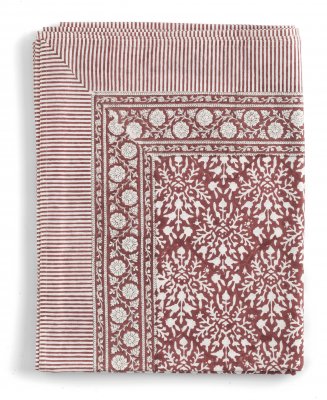 Duk Snowflake julduk vit/röd från Chamois