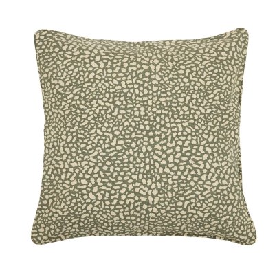 kuddfodral leopard grön 50x50 boel & Jan