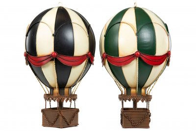 dekoration luftballong randig vintage stil gammaldags metall