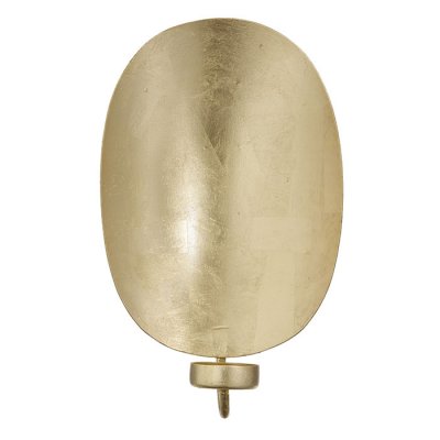 väggljusstake guld mässing värmeljus oval Bungalow ellips