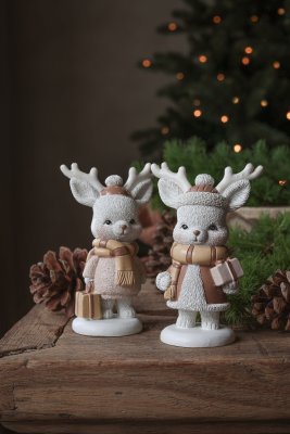 Majas Mr & Mrs Reindeer juldekoration från Majas Cottage