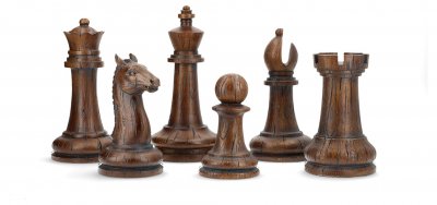 Dekoration schackpjäs brun A lot decoration