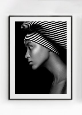 Poster malala svartvit kvinna från ZBH